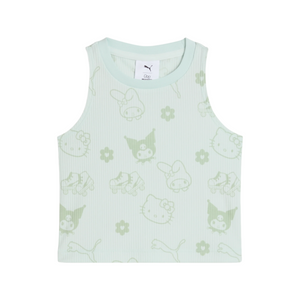Hello Kitty and Friends x PUMA Kids Ribbed Tank Top (Peaceful Blue) Apparel PUMA