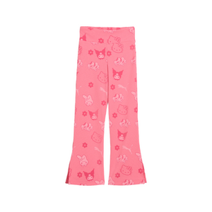 Hello Kitty and Friends x PUMA Kids Ribbed Flared Leggings (Magic Rose) Apparel PUMA