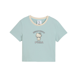 Hello Kitty x PUMA Graphic Baby Tee (Modern Mint) Apparel PUMA