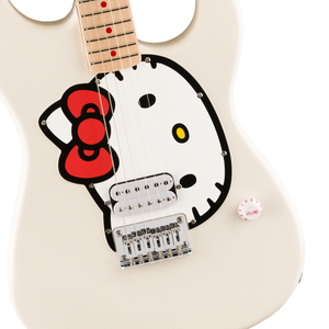 Hello Kitty x Fender White Stratocaster Guitar Home FENDER