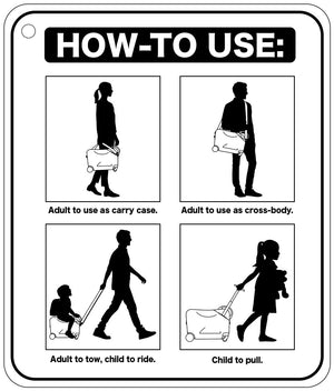 Hello Kitty x FUL 14.5" Ride-Along Summertime Kids Luggage Kids Suitcases Ful Luggage