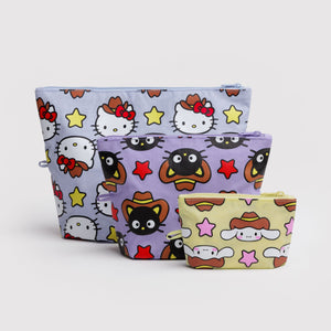 Hello Kitty and Friends x Baggu Go Pouch Set (Western) Bags Baggu Corporation