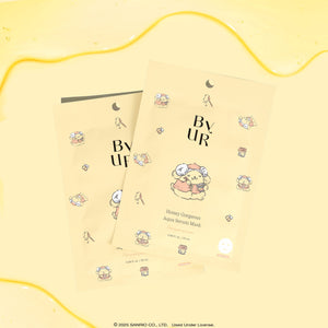 Pompompurin x ByUR Honey Gorgeous Daily Aqua Serum Mask (1pc/4pc) Beauty ByUR US
