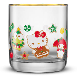 Hello Kitty and Friends Gingerbread Pals Short Glasses Home Goods JoyJolt