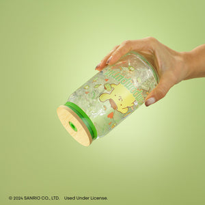 Pompompurin Favorite Flavor Lidded Glass Tumbler Home Goods JoyJolt