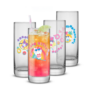 Hello Kitty and Friends Pool Party Tall Drinking Glasses Home Goods JoyJolt