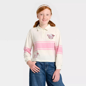 Hello Kitty and Friends Girls Dream Big Long Sleeve Rugby Shirt Apparel Mad Engine Global LLC