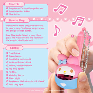 My Melody Mini Otamatone Melody Charm Accessory Hamee.com - Hamee US
