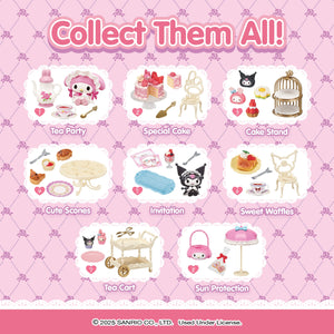 Re-Ment My Melody & Kuromi Sweet Tea Party Blind Box Figure Set Toys&Games Hamee.com - Hamee US