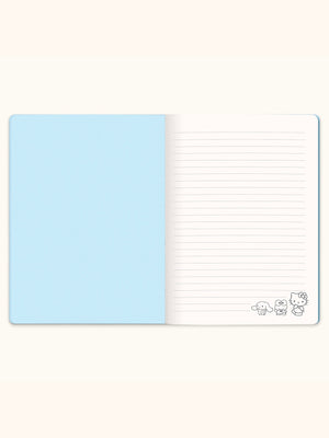 Hello Kitty and Friends x Studio Oh! Pink Pinstripe Casey Notebook with Phone Loop Stationery Studio Oh!