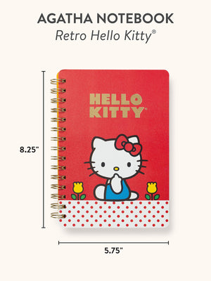 Hello Kitty x Studio Oh! Retro Red Agatha Notebook Stationery Studio Oh!