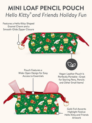 Hello Kitty and Friends x Studio Oh! Holiday Fun Mini Loaf Pencil Pouch Stationery Studio Oh!