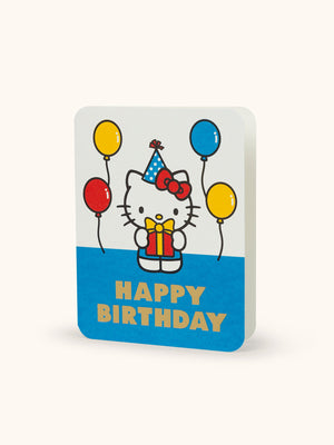 Hello Kitty x Studio Oh! Retro Red Happy Birthday Deluxe Greeting Card Stationery Studio Oh!