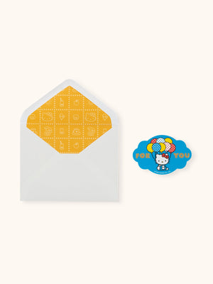 Hello Kitty x Studio Oh! Retro Red Happy Birthday Deluxe Greeting Card Stationery Studio Oh!