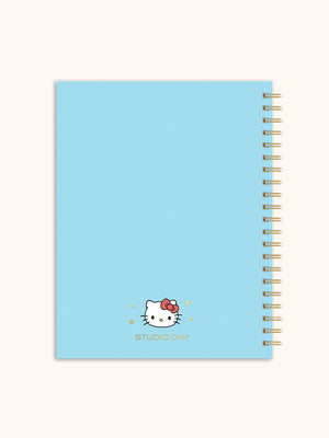 Hello Kitty and Friends x Studio Oh! College Letters Blue Extra-Large Spiral Notebook Stationery Studio Oh!