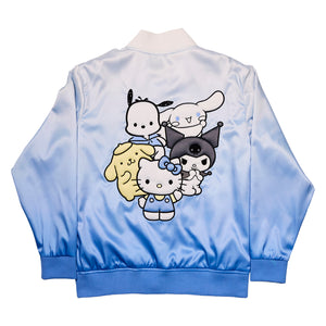 Hello Kitty and Friends x Loungefly Color Dip Satin Jacket Apparel LOUNGEFLY