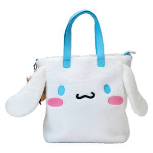Cinnamoroll x Loungefly Sherpa Tote Bag With Coin Bag Bags LOUNGEFLY