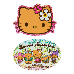 Sanrio Characters 17-pc Sticker Pack (Suntan Series) Stationery Japan Original