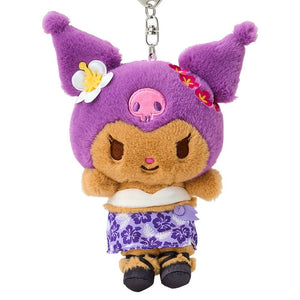 Kuromi Plush Mascot Keychain (Suntan Series) Accessory Japan Original