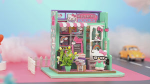 Hello Kitty DIY Miniature Bookstore Toys&Games Hands Craft