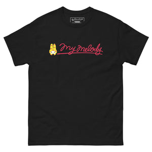 My Melody Cherry Sweet Logo Tee Apparel Printful Black S
