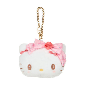 Hello Kitty Plush ID Card Holder (Dolly Rose Design Series) Accessory Japan Original
