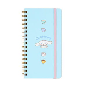 Cinnamoroll Slim Spiral Notebook (Elastic Closure) Stationery Japan Original