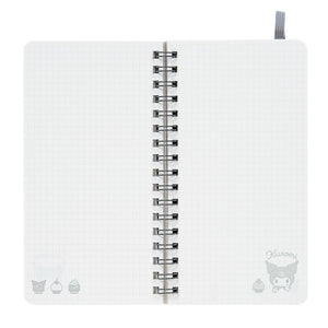 Kuromi Slim Spiral Notebook (Elastic Closure) Stationery Japan Original