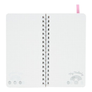 My Melody Slim Spiral Notebook (Elastic Closure) Stationery Japan Original