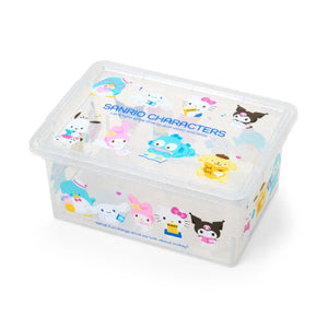 Sanrio Characters Clear Glitter Storage Bin (S) Home Goods Japan Original