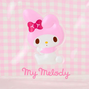 My Melody Clear Gingham Zipper Pouch Bags Japan Original