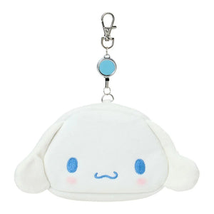 Cinnamoroll Plush ID Badge Holder & Reel Accessory Japan Original