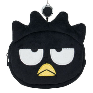 Badtz-maru Plush ID Badge Holder & Reel Accessory Japan Original