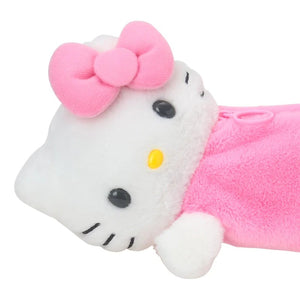 Hello Kitty Plush Pal Pencil Case (Side Pose) Stationery Japan Original